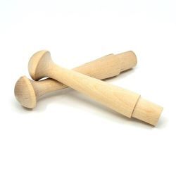 2 Wooden Shaker Pegs